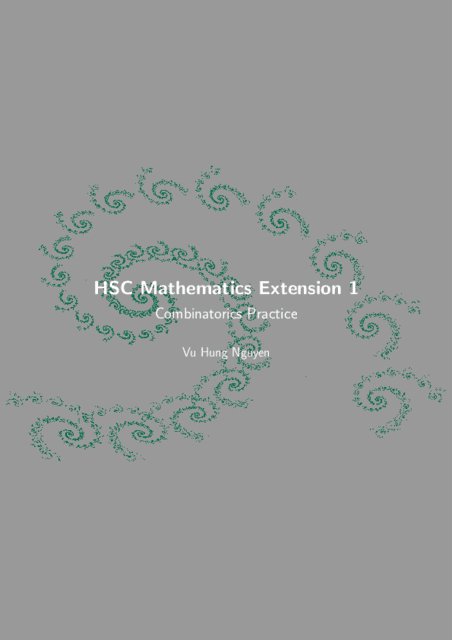 HSC Combinatorics